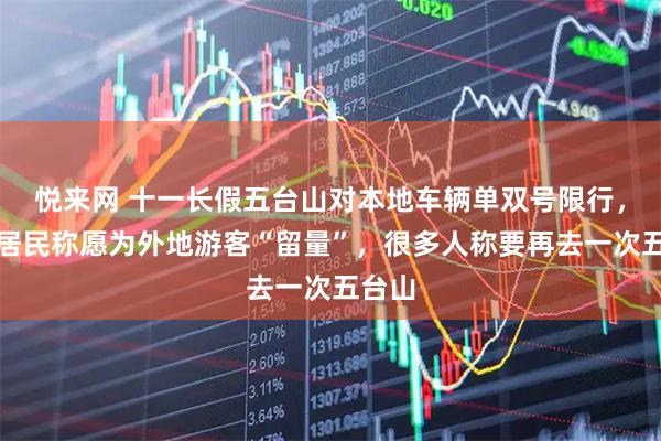 悦来网 十一长假五台山对本地车辆单双号限行，当地居民称愿为外地游客“留量”，很多人称要再去一次五台山