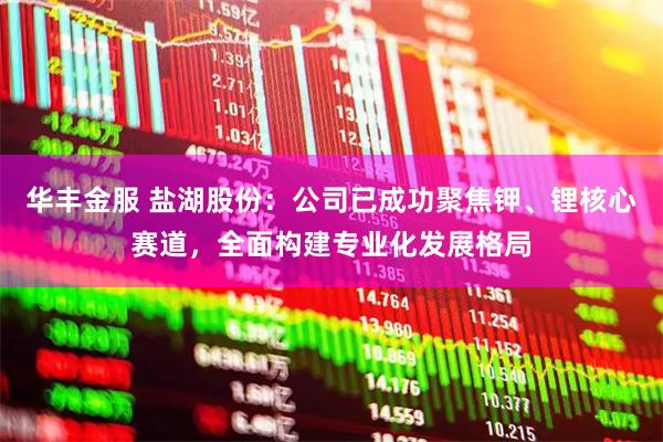 华丰金服 盐湖股份：公司已成功聚焦钾、锂核心赛道，全面构建专业化发展格局